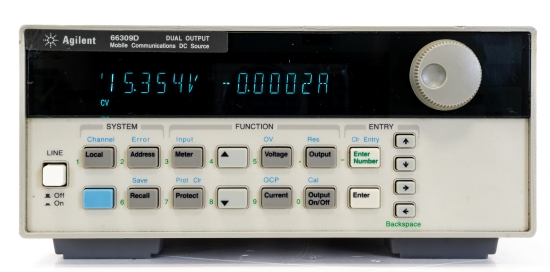 HP Agilent Keysight 66309D Dual Mobile Communications DC Source w/ DVM